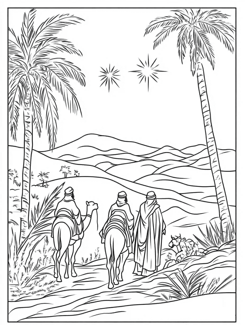 Desenho de Biblicos para imprimir