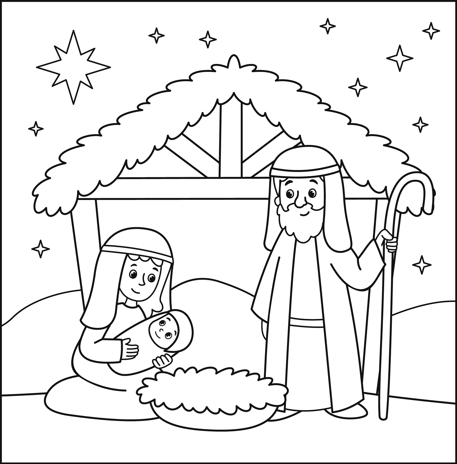 Desenho de Biblicos para imprimir