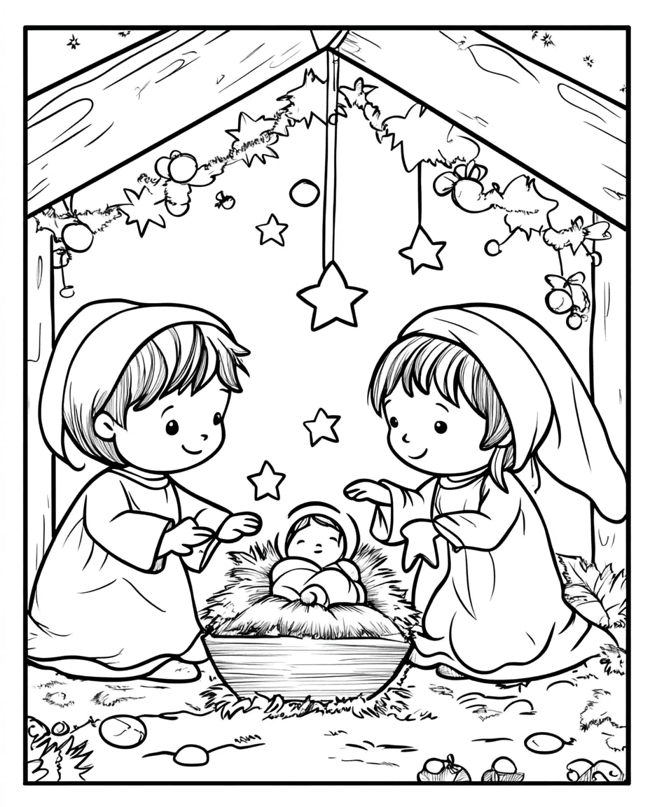 Desenho de Biblicos para imprimir