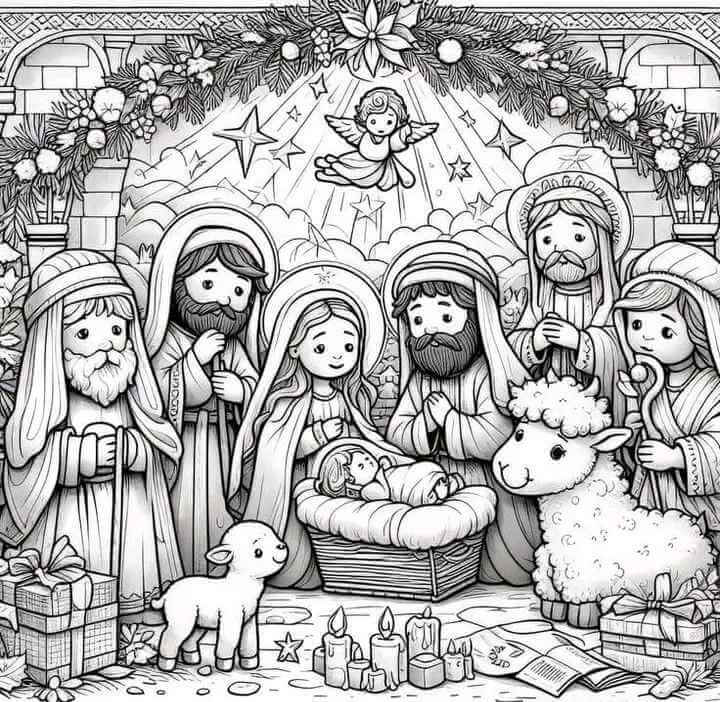 Desenho de Biblicos para imprimir