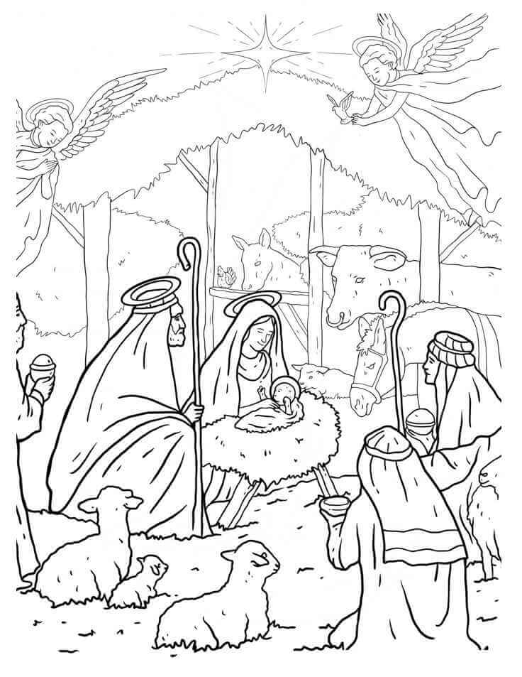 Desenho de Biblicos para imprimir