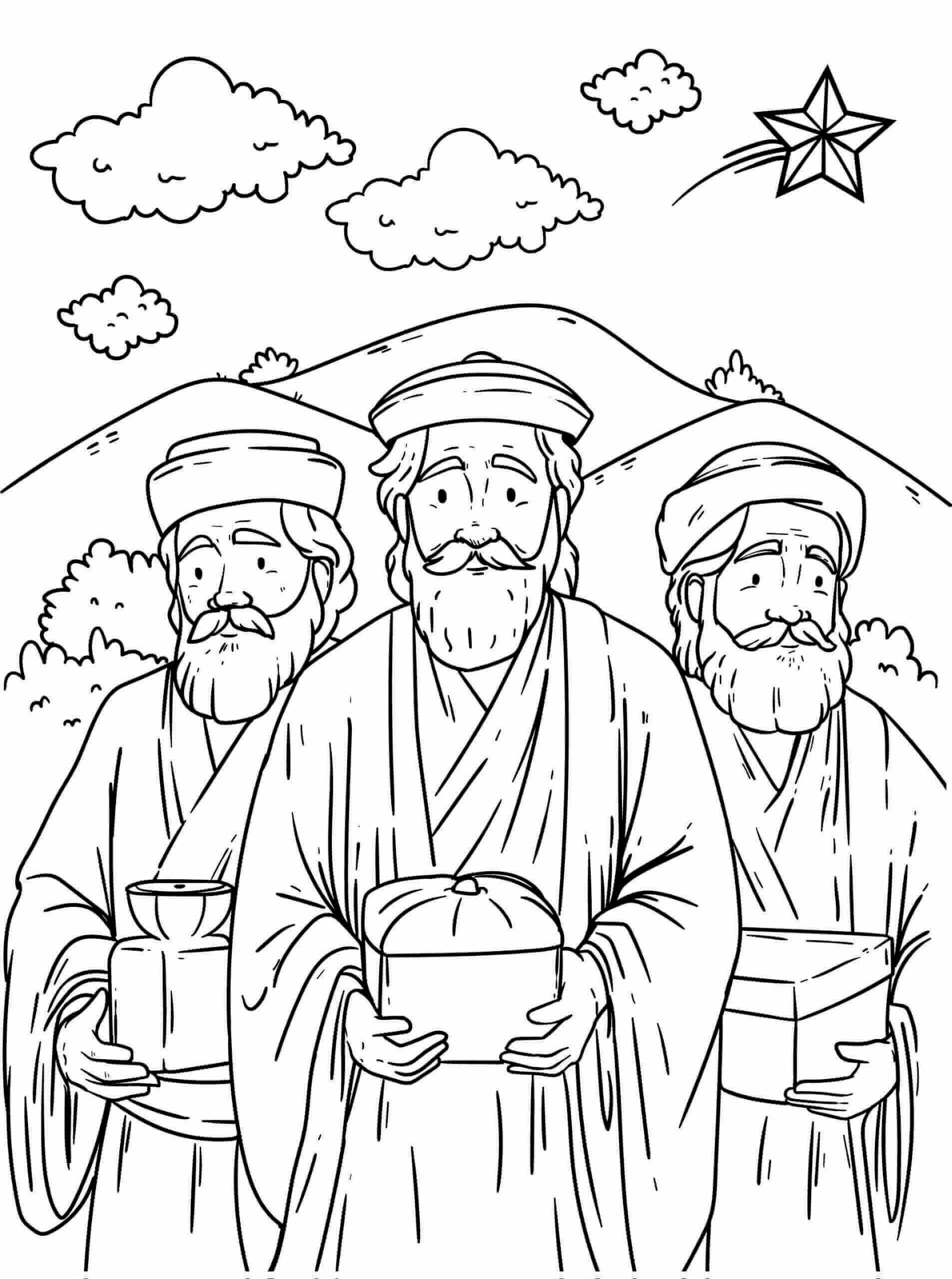 Desenho de Biblicos para imprimir