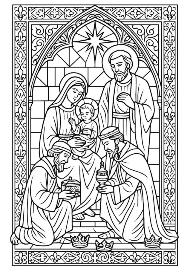 Desenho de Biblicos para imprimir