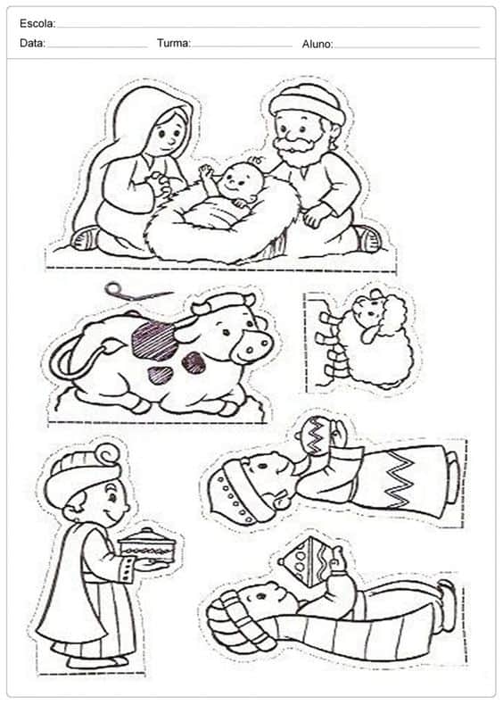 Desenho de Biblicos para imprimir
