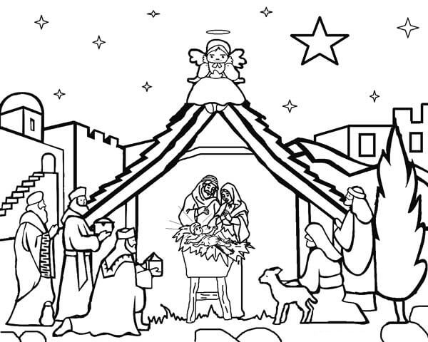Desenho de Biblicos para imprimir