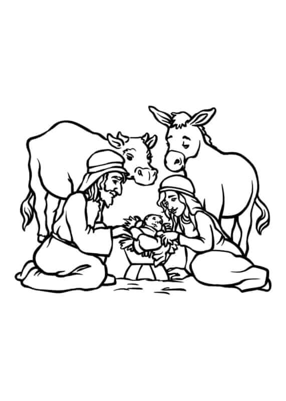 Desenho de Biblicos para imprimir