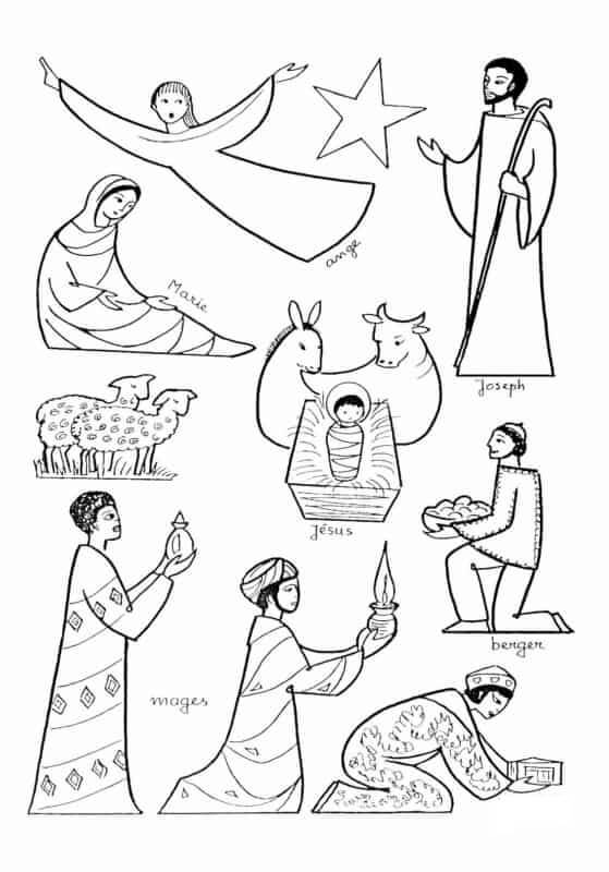 Desenho de Biblicos para imprimir