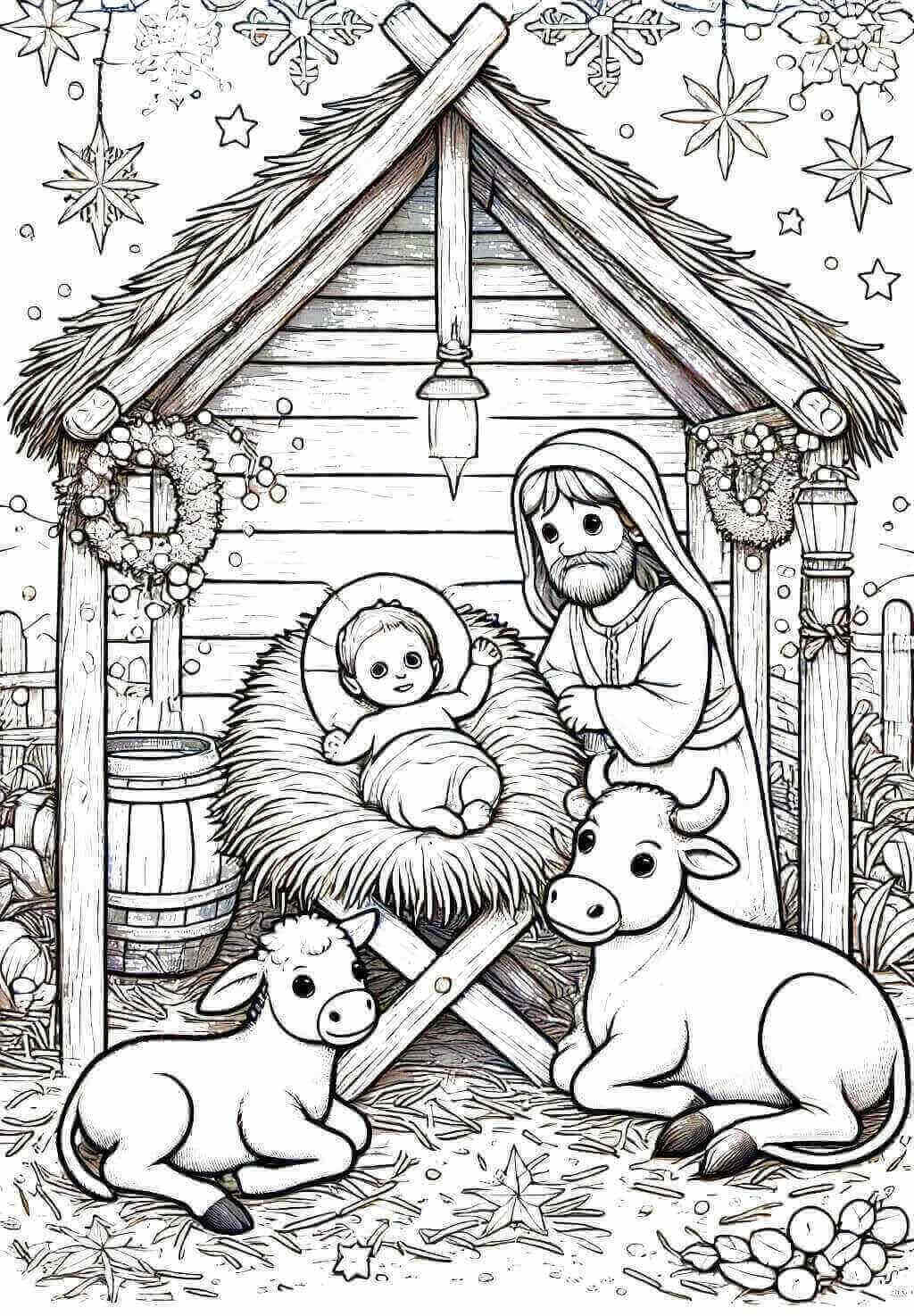 Desenho de Biblicos para imprimir
