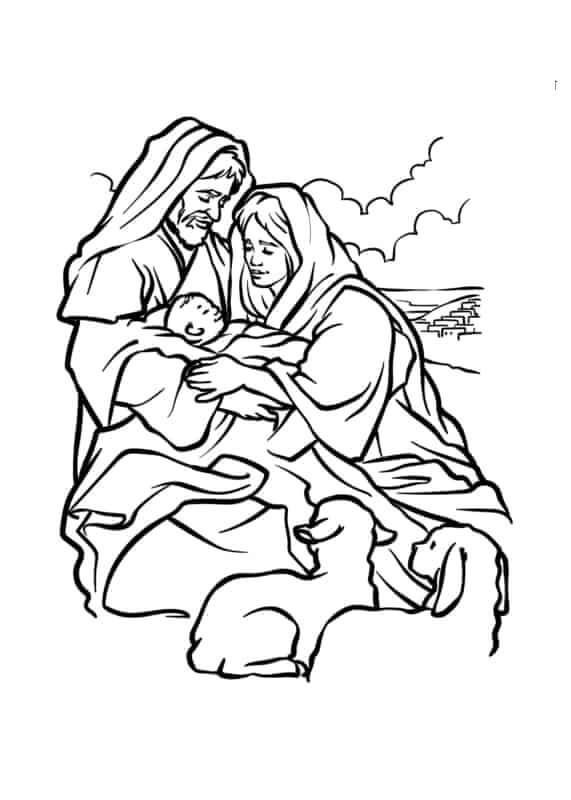 Desenho de Biblicos para imprimir
