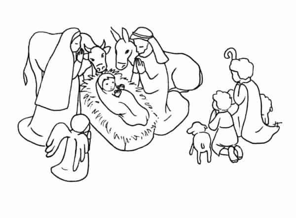 Desenho de Biblicos para imprimir