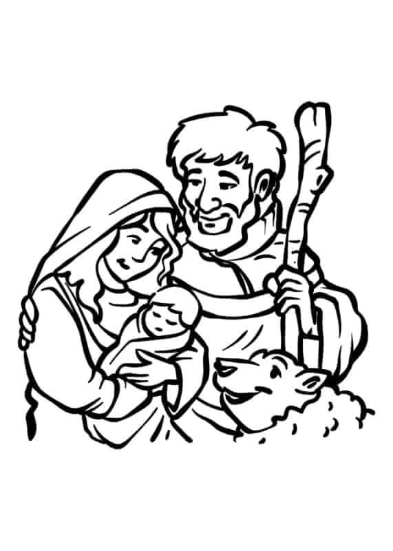 Desenho de Biblicos para imprimir