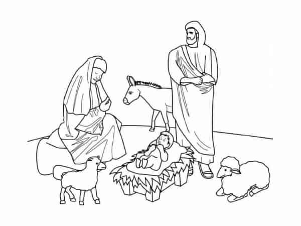 Desenho de Biblicos para imprimir