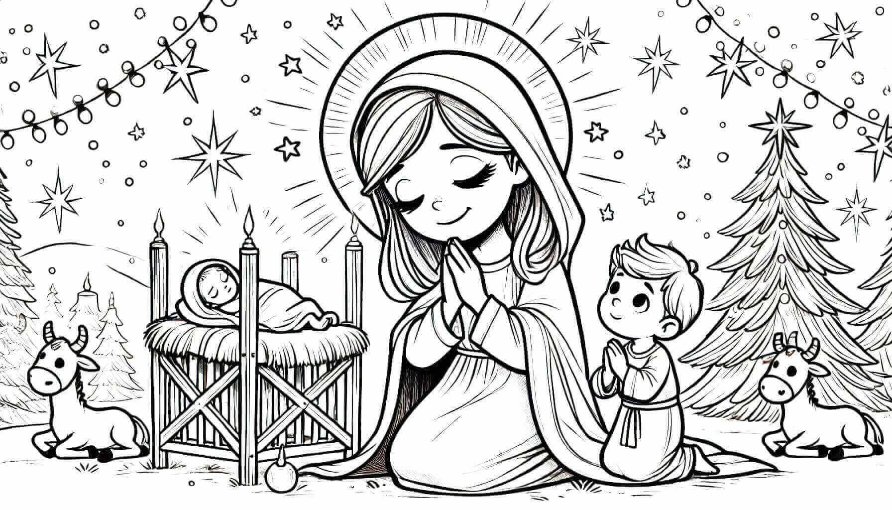 Desenho de Biblicos para imprimir