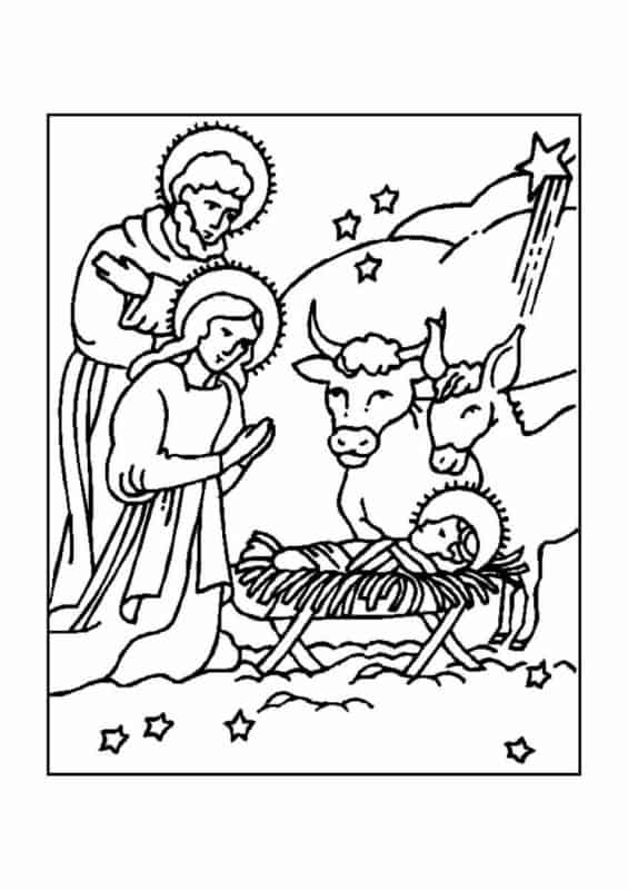 Desenho de Biblicos para imprimir