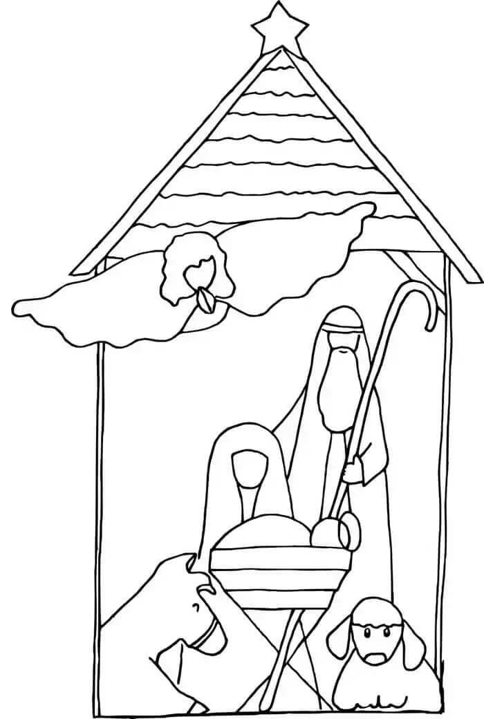 Desenho de Biblicos para imprimir