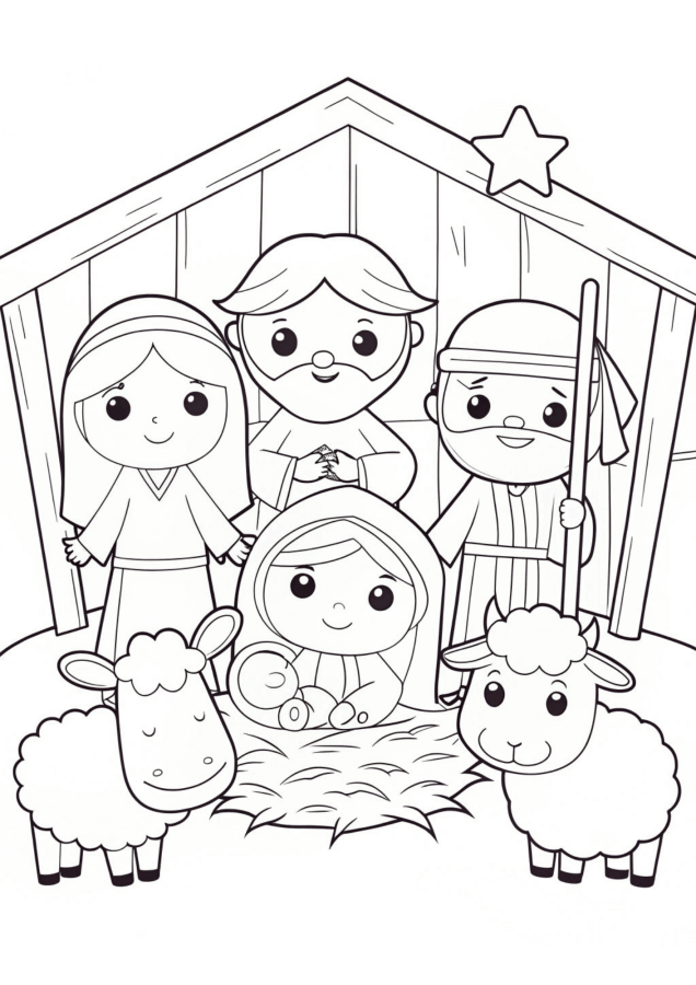 Desenho de Biblicos para imprimir