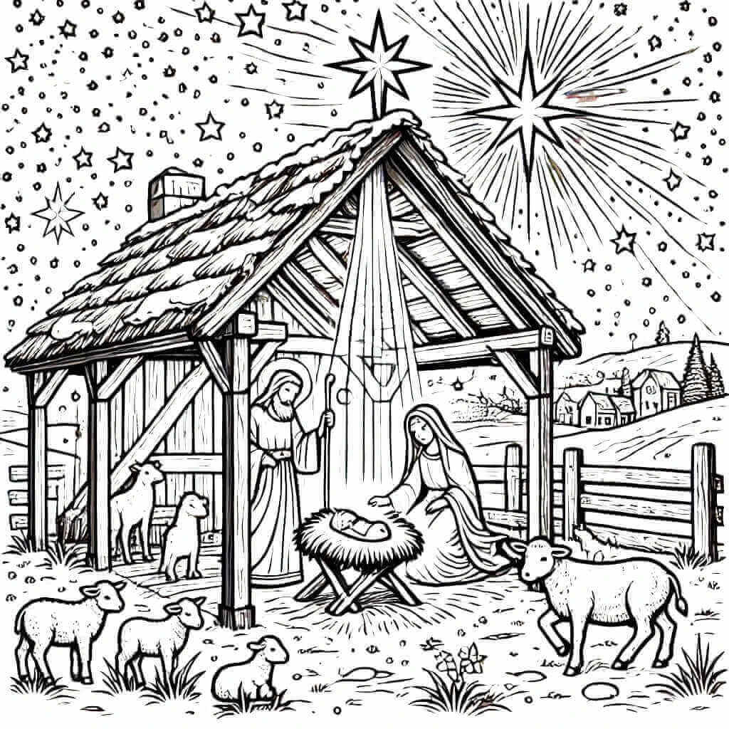 Desenho de Biblicos para imprimir