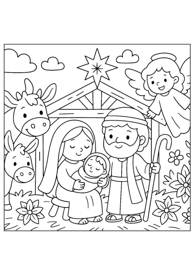 Desenho de Biblicos para imprimir