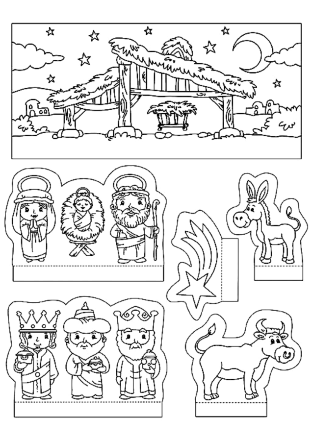 Desenho de Biblicos para imprimir