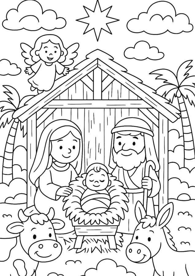 Desenho de Biblicos para imprimir