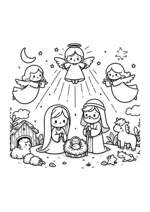 Desenho de Biblicos para imprimir