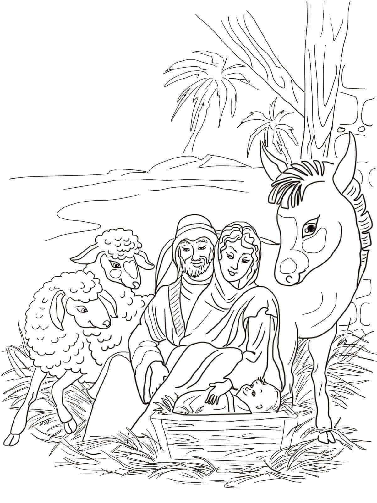 Desenho de Biblicos para imprimir