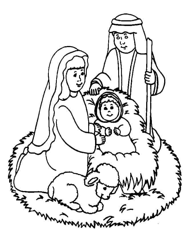 Desenho de Biblicos para imprimir