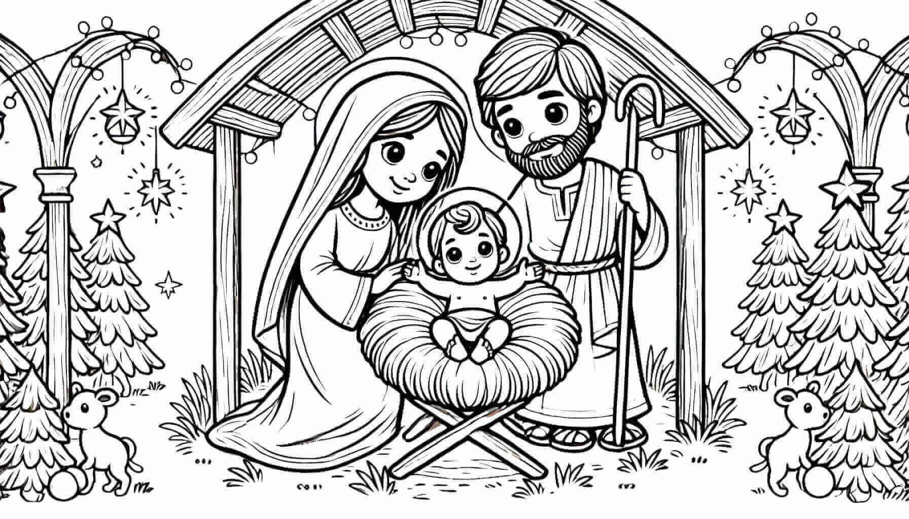 Desenho de Biblicos para imprimir
