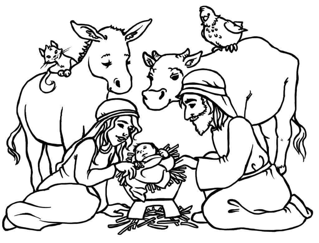 Desenho de Biblicos para imprimir