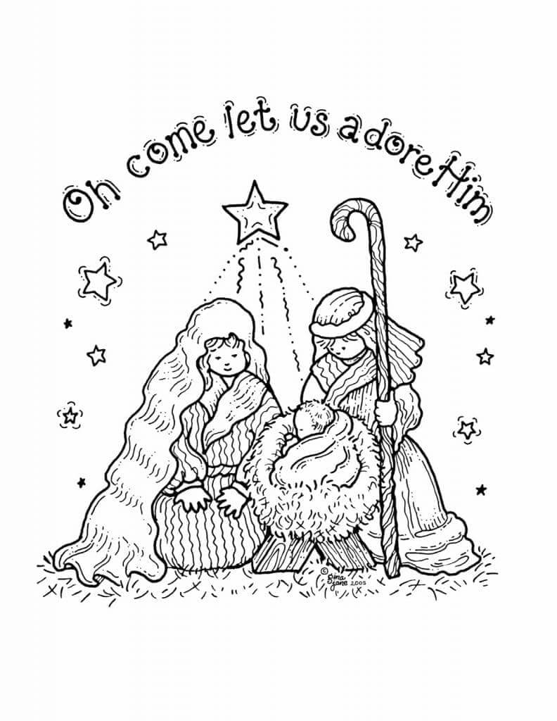 Desenho de Biblicos para imprimir