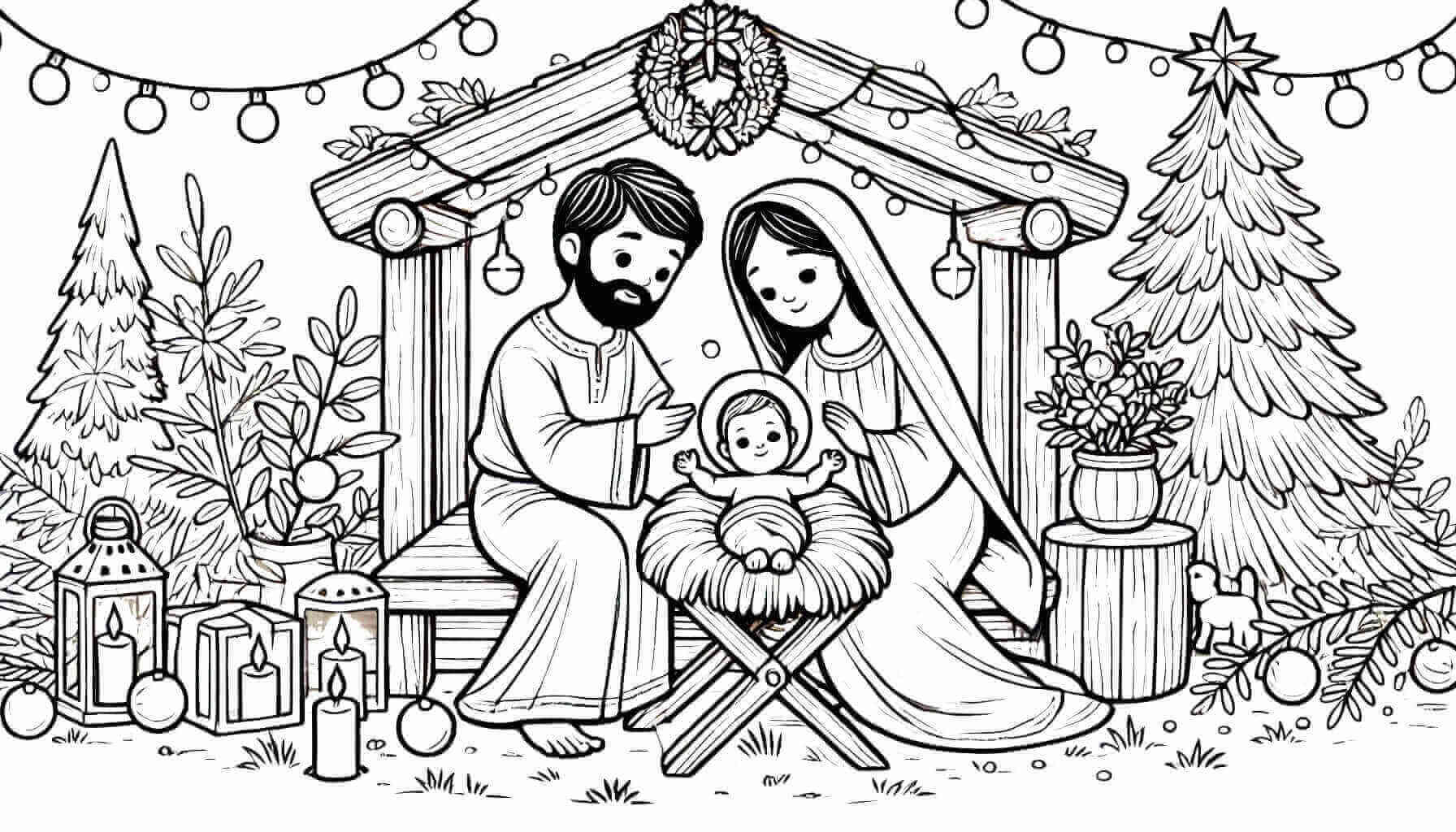 Desenho de Biblicos para imprimir