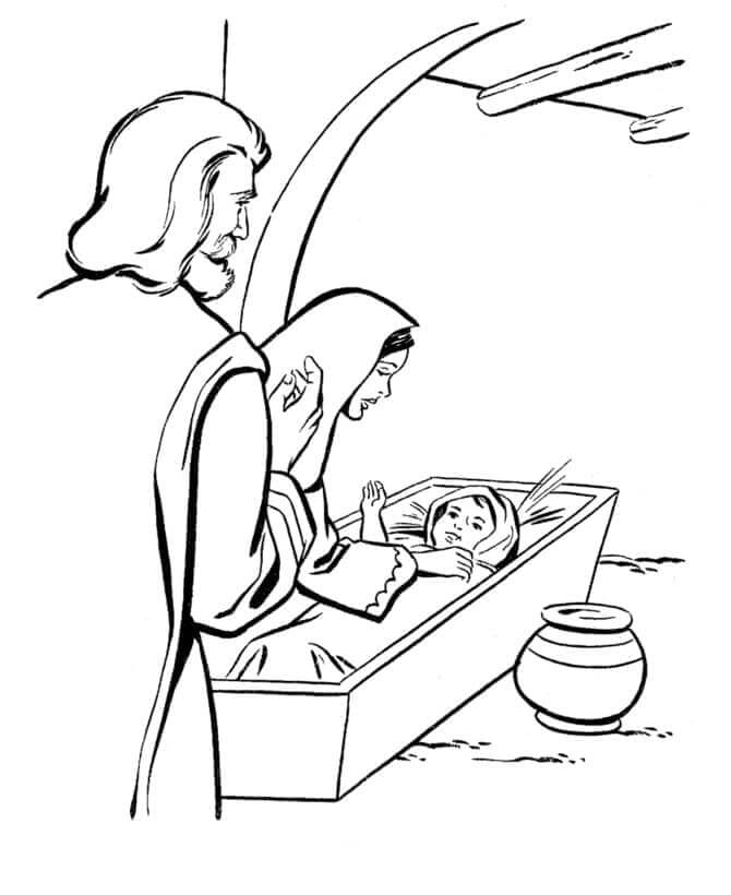 Desenho de Biblicos para imprimir