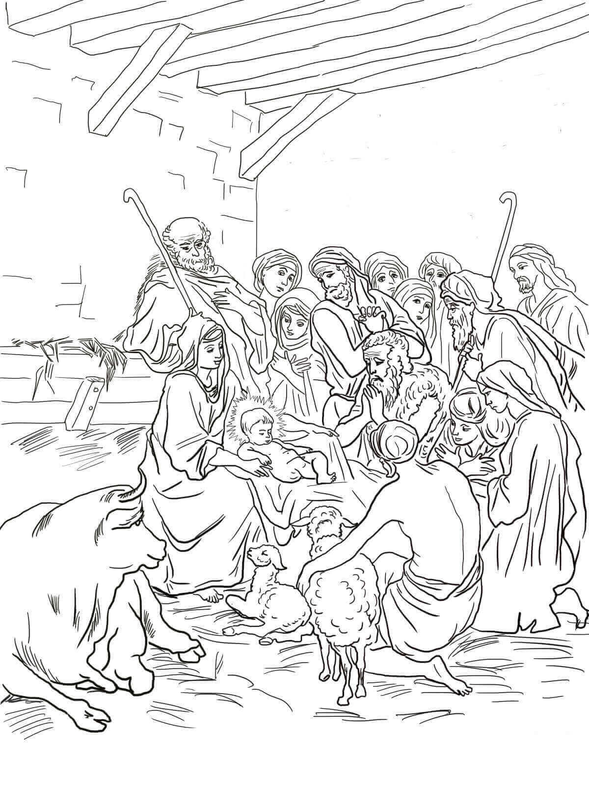 Desenho de Biblicos para imprimir