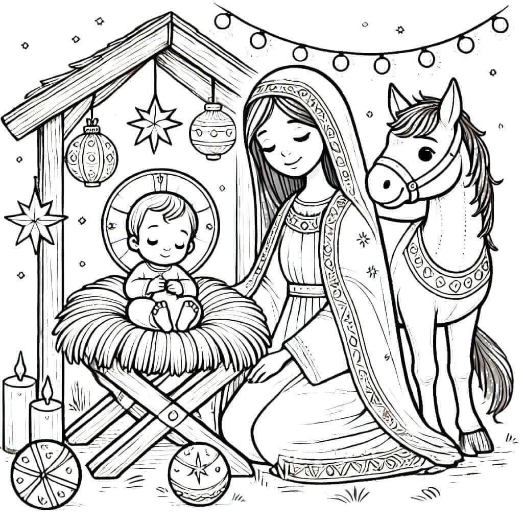 Desenho de Biblicos para imprimir