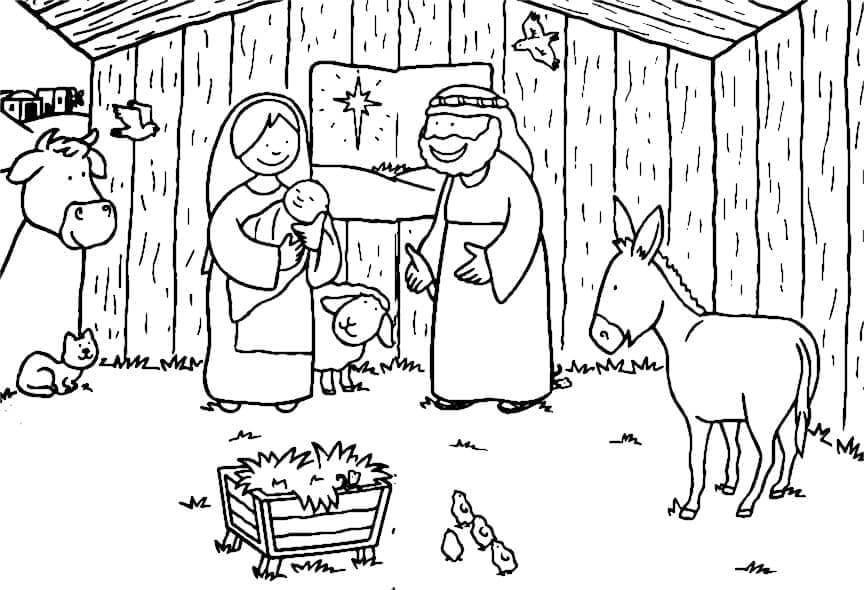 Desenho de Biblicos para imprimir