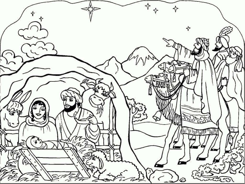 Desenho de Biblicos para imprimir