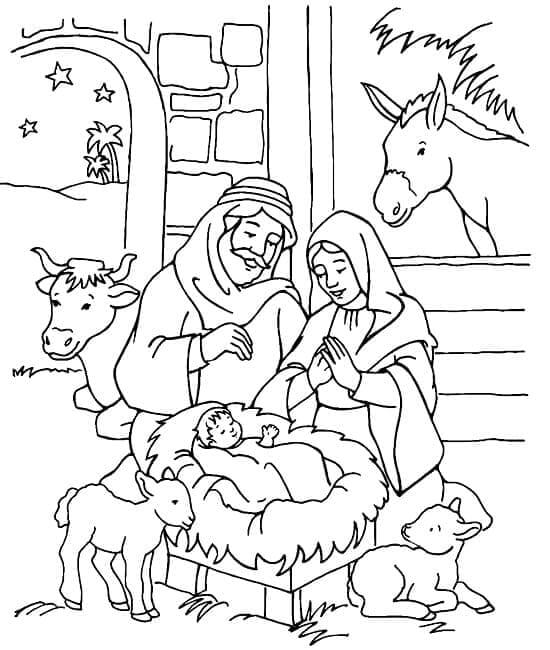 Desenho de Biblicos para imprimir