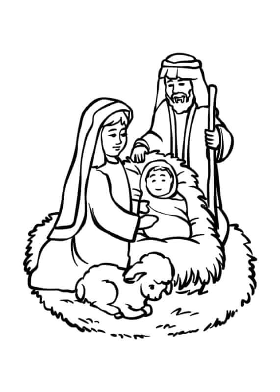 Desenho de Biblicos para imprimir