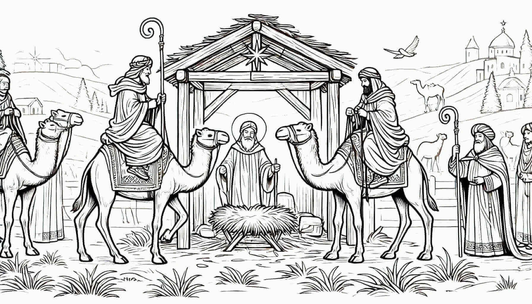 Desenho de Biblicos para imprimir
