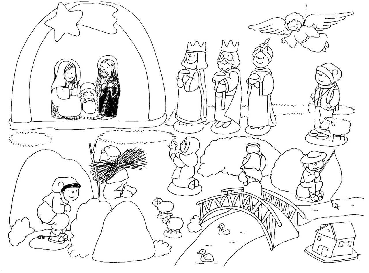 Desenho de Biblicos para imprimir