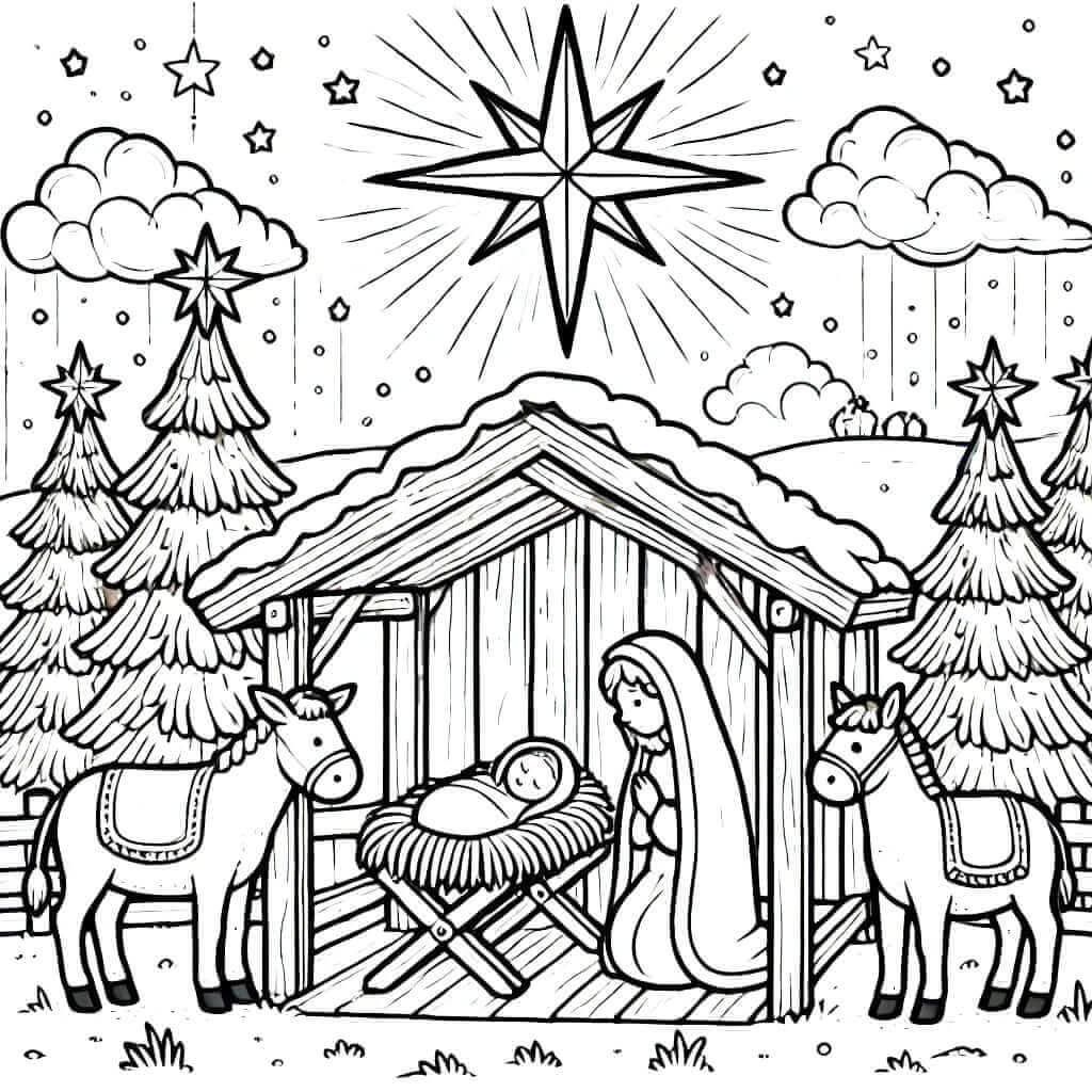 Desenho de Biblicos para imprimir