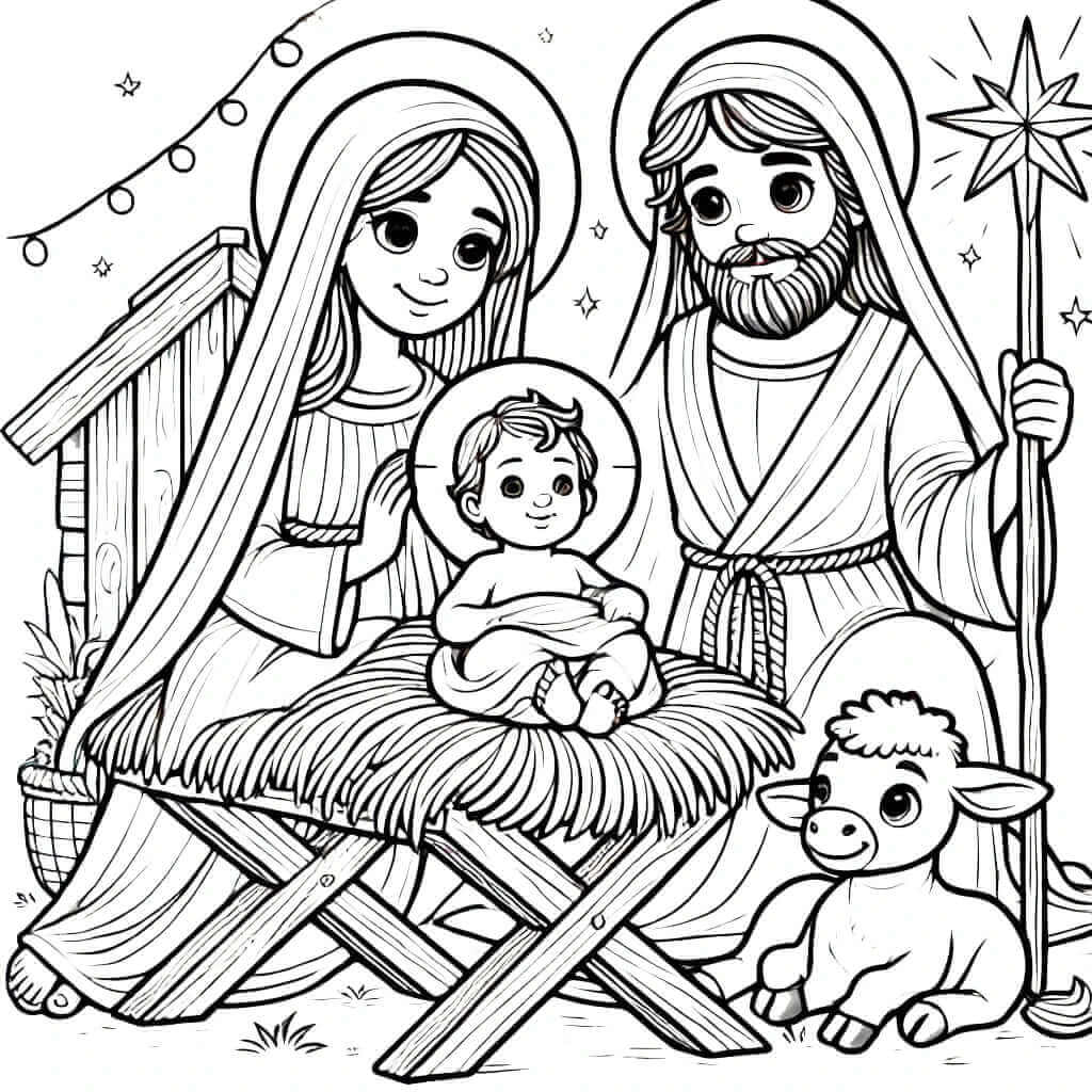 Desenho de Biblicos para imprimir