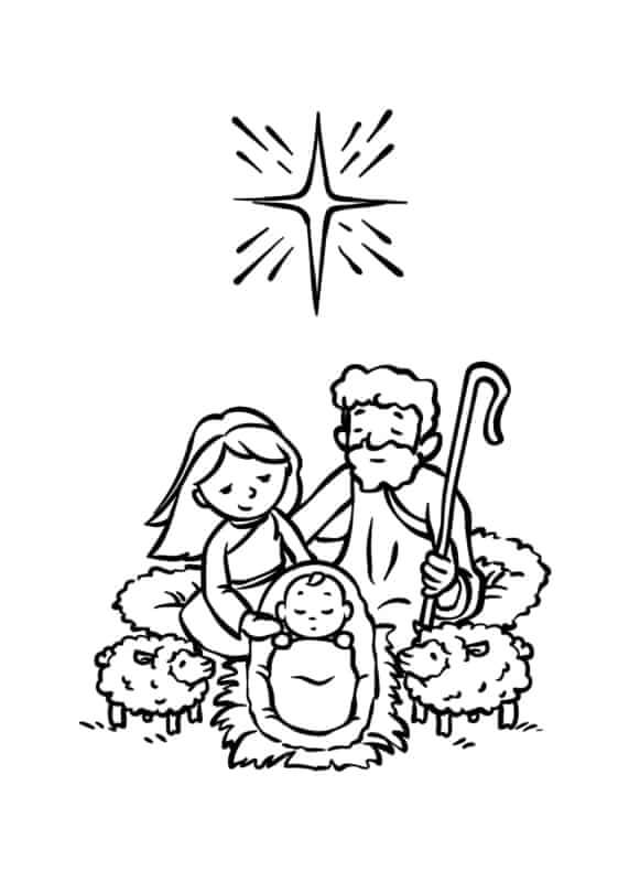 Desenho de Biblicos para imprimir