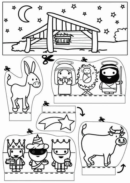 Desenho de Biblicos para imprimir