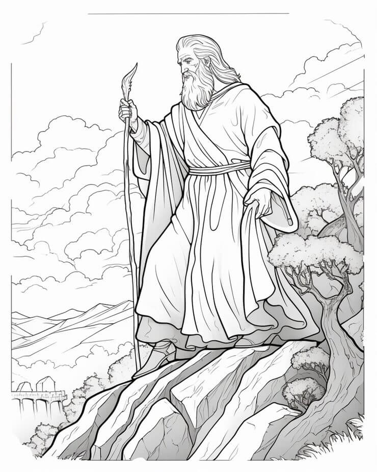Desenho de Biblicos para imprimir