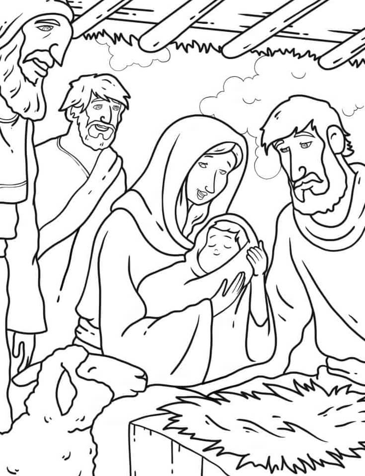 Desenho de Biblicos para imprimir