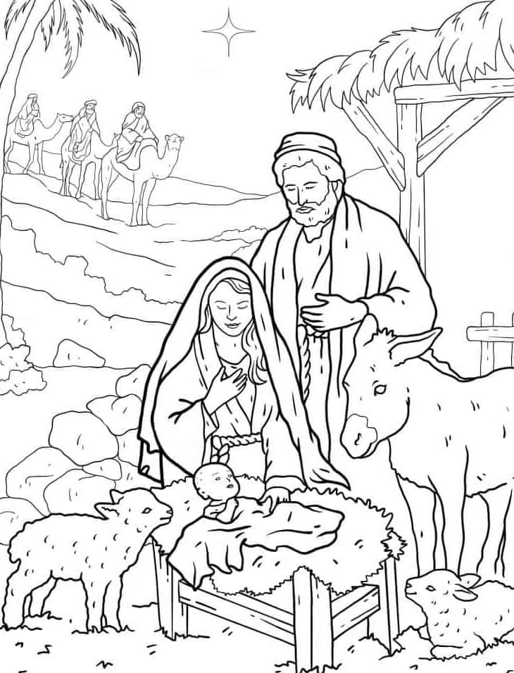 Desenho de Biblicos para imprimir