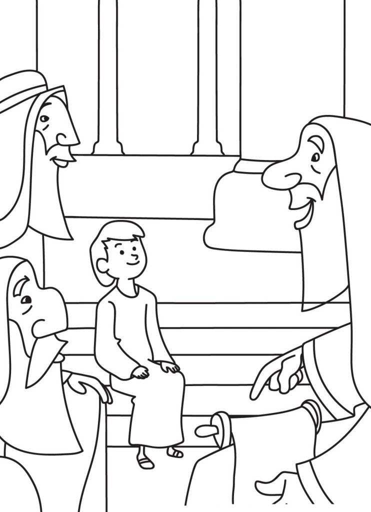 Desenho de Biblicos para imprimir