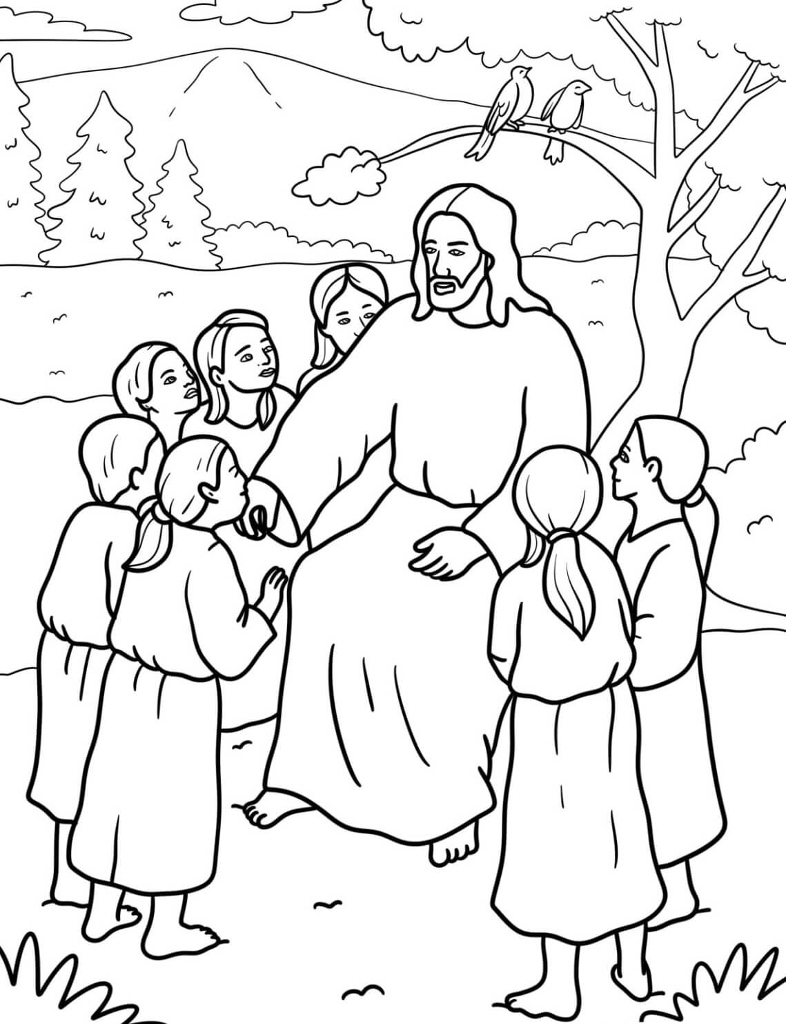 Desenho de Biblicos para imprimir