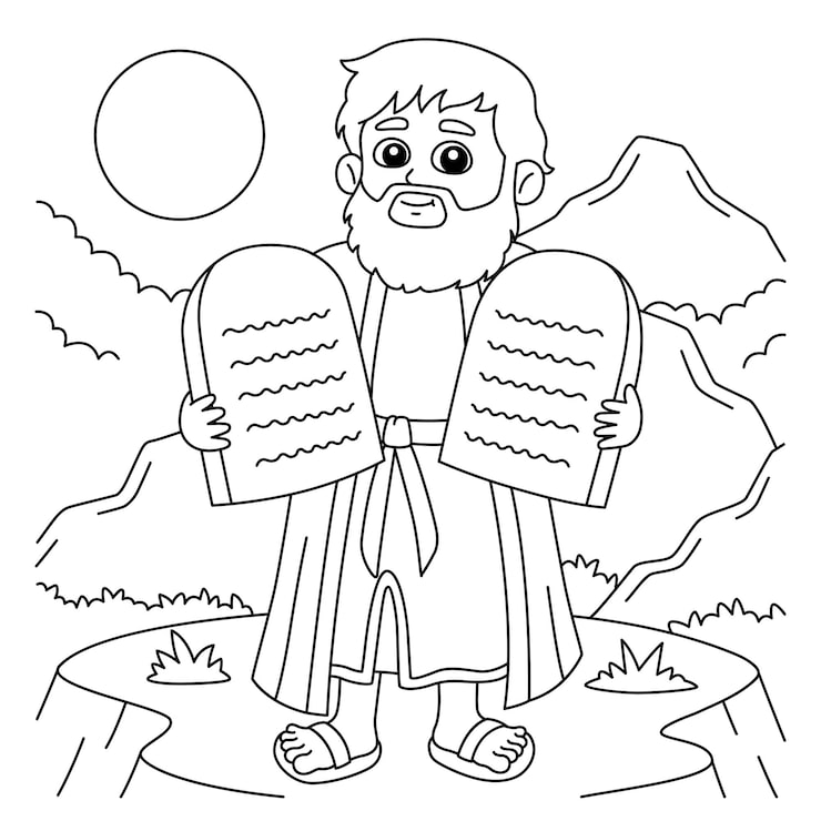 Desenho de Biblicos para imprimir